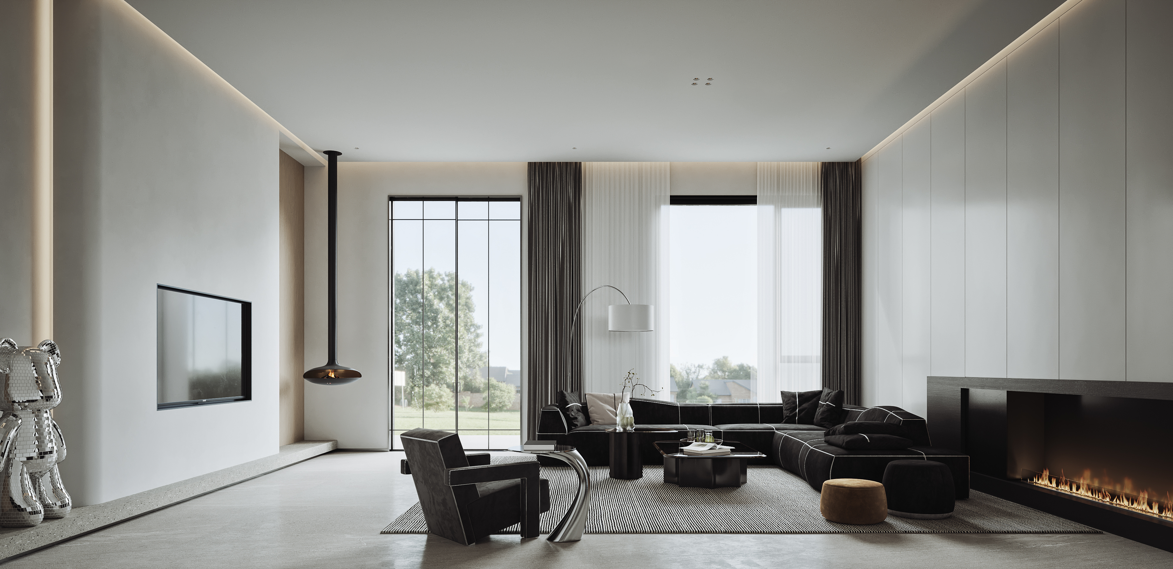 现代极简别墅-16