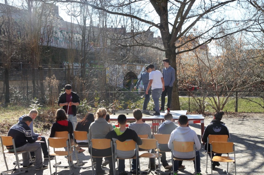 柏林 Herbert Hoover 中学校园舞台设计丨德国柏林丨Gruppe F-2