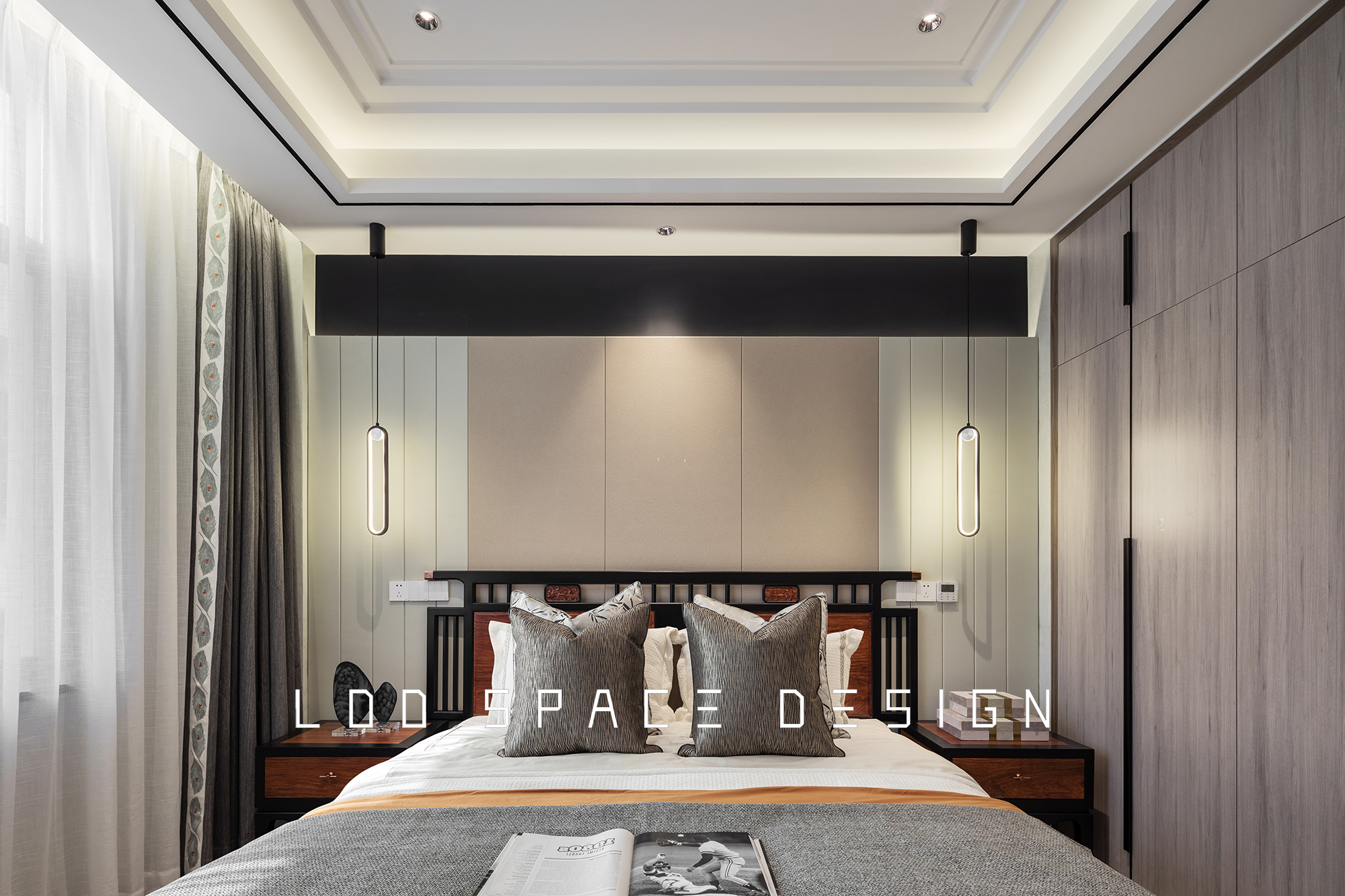 现代中式风格自建房设计丨中国丨周良艺术空间设计-32