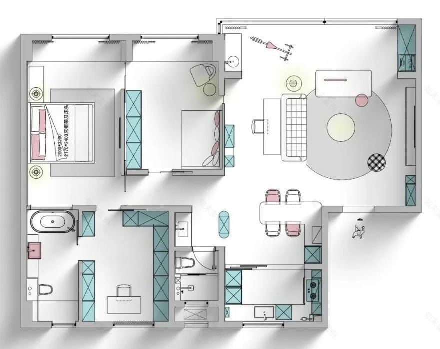 心有半亩花田 · 140㎡简约原木三居室丨中国芜湖丨禄本设计-56