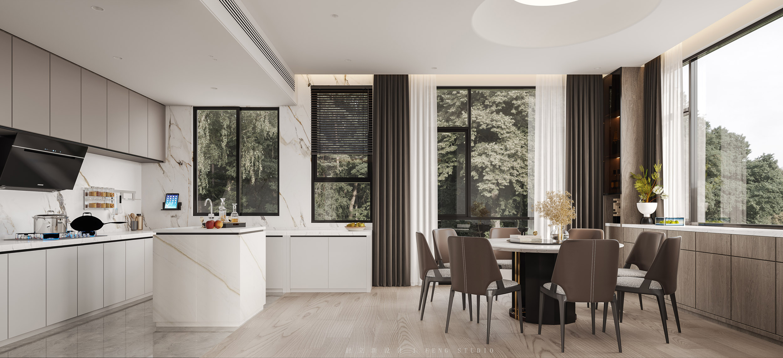 现代平层设计，光影韵律的优雅呈现-12