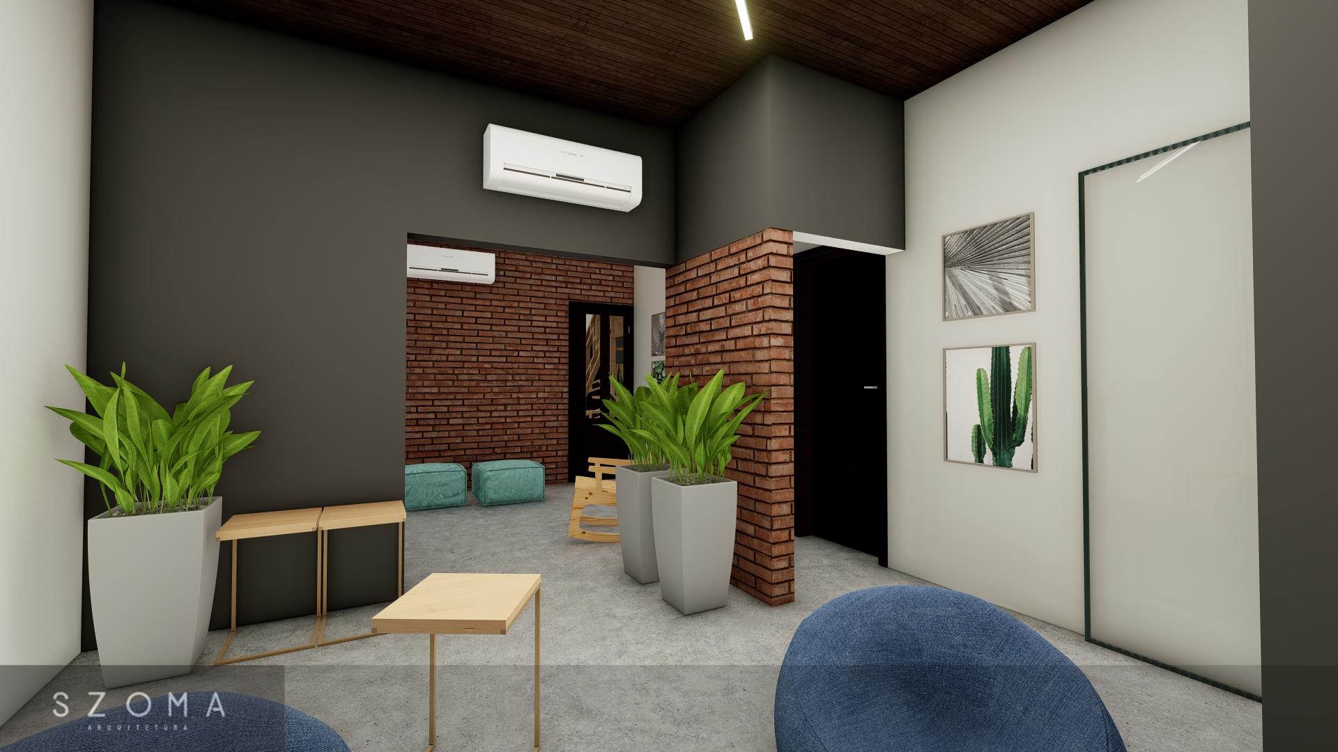 PST - área lazer corporativa | lounge space-11