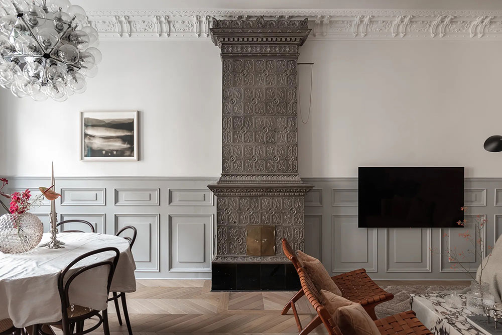 斯德哥尔摩现代古典风公寓设计-9