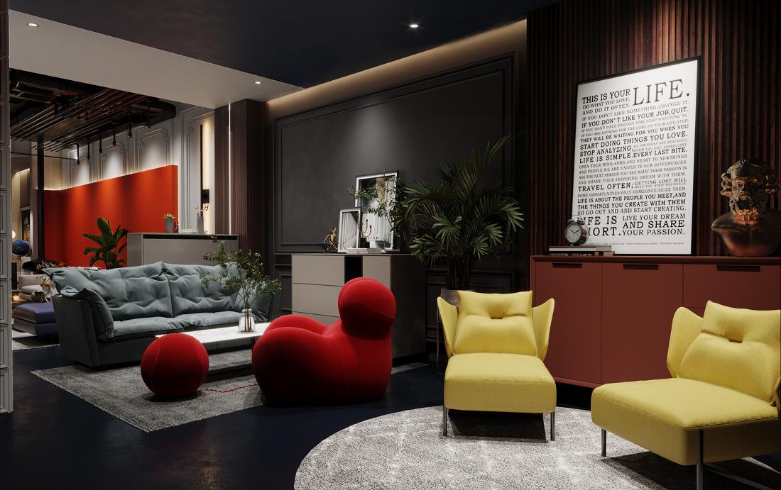 欧意家居展厅·现代简约风格展示空间-8