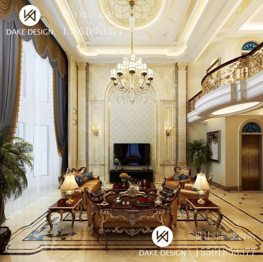 汇锦庄园 950㎡现代欧式别墅 | 古典与未来的完美交织-23