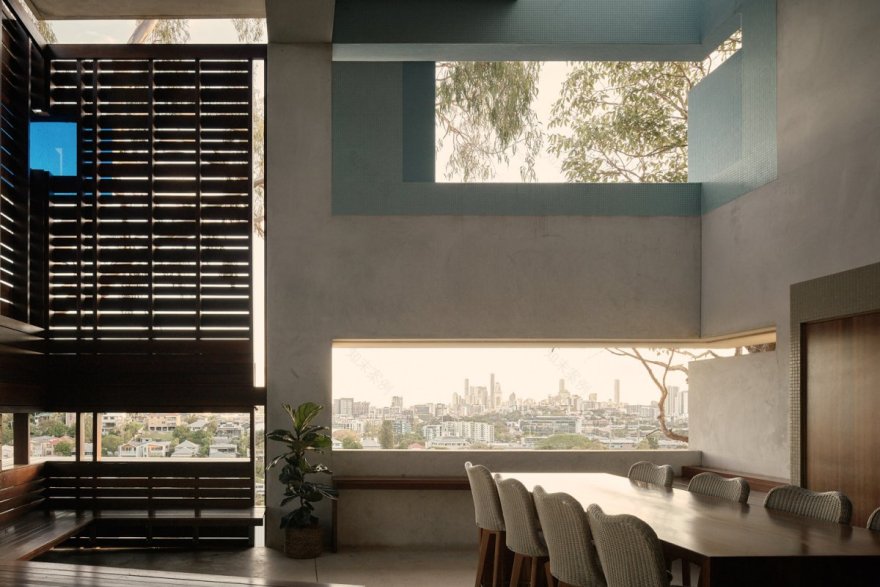 布里斯班山坡上的宁静花园 · N House丨PartnersHill-18