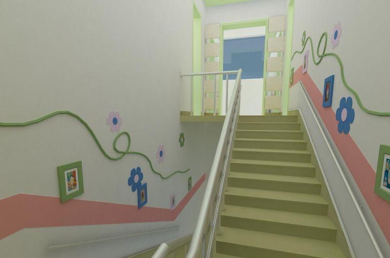幼儿园楼梯间-6