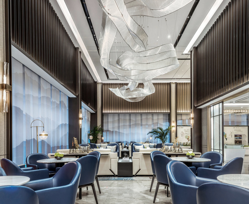 华夏郑州新郑孔雀城售楼处——摩登东方的生态艺术空间-0