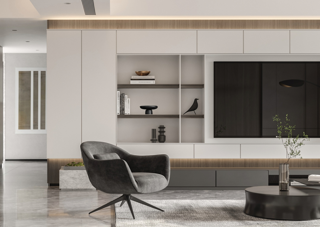 现代简约平层设计之光影艺术-5