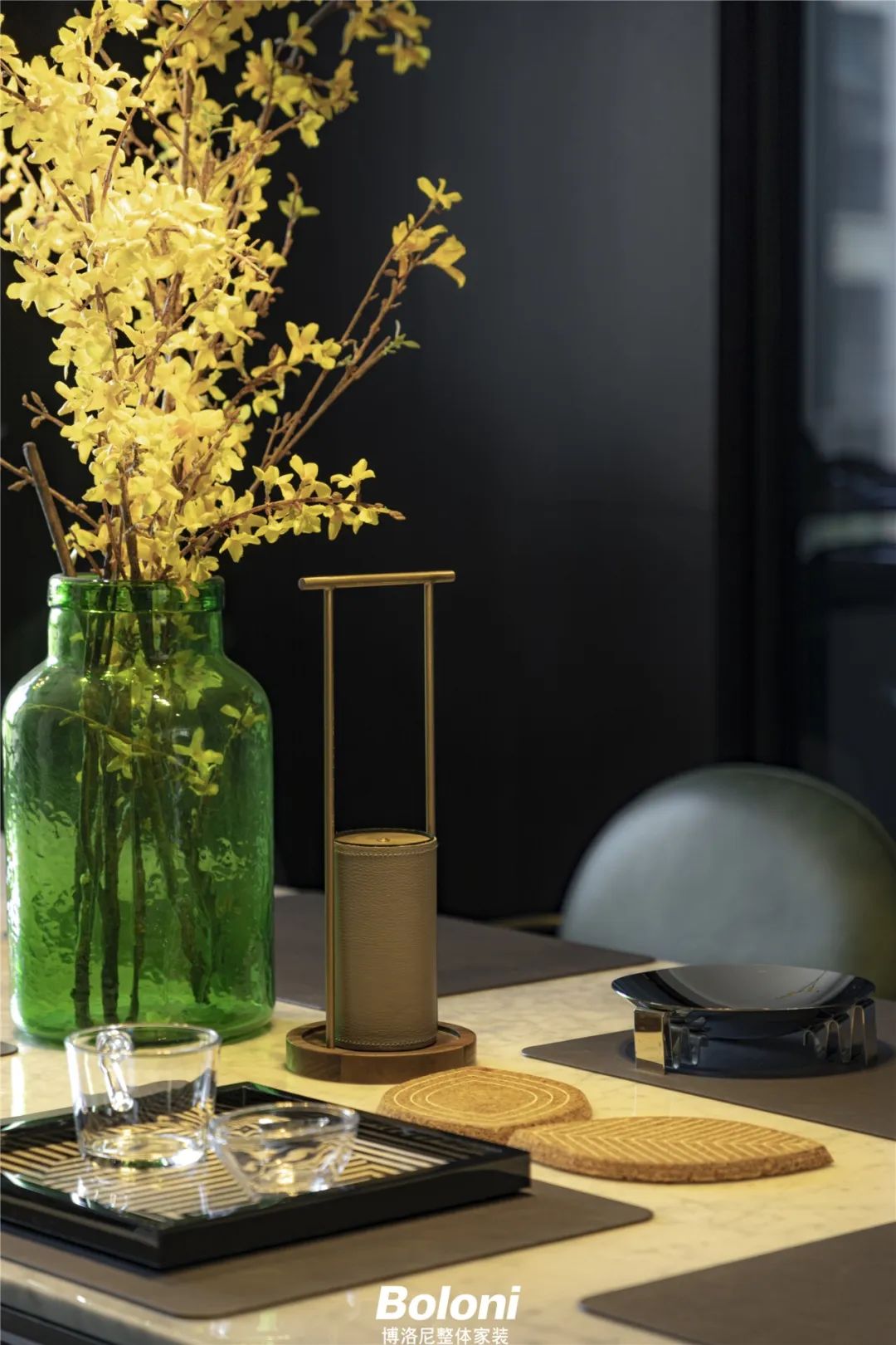 万橡府现代简约风，220㎡空间诠释不老时尚-57