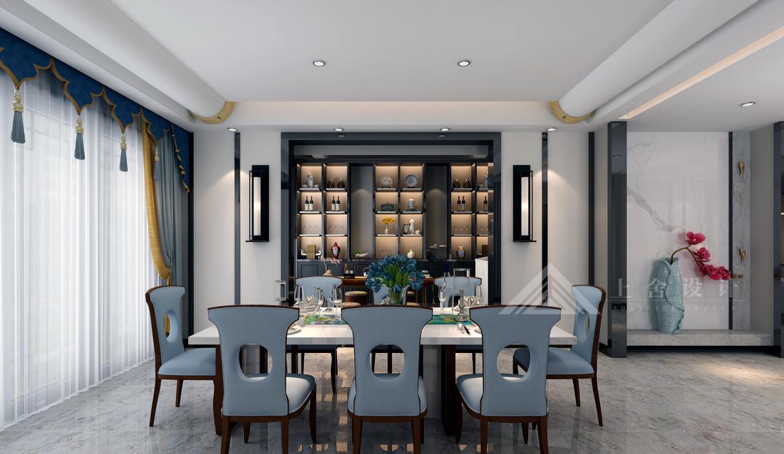 阳光栖谷翡翠园新中式复式设计-12