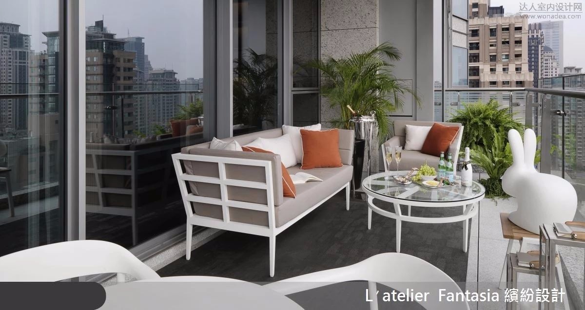 缤纷设计 | 梦幻宅邸+时髦红搭上优雅白-9