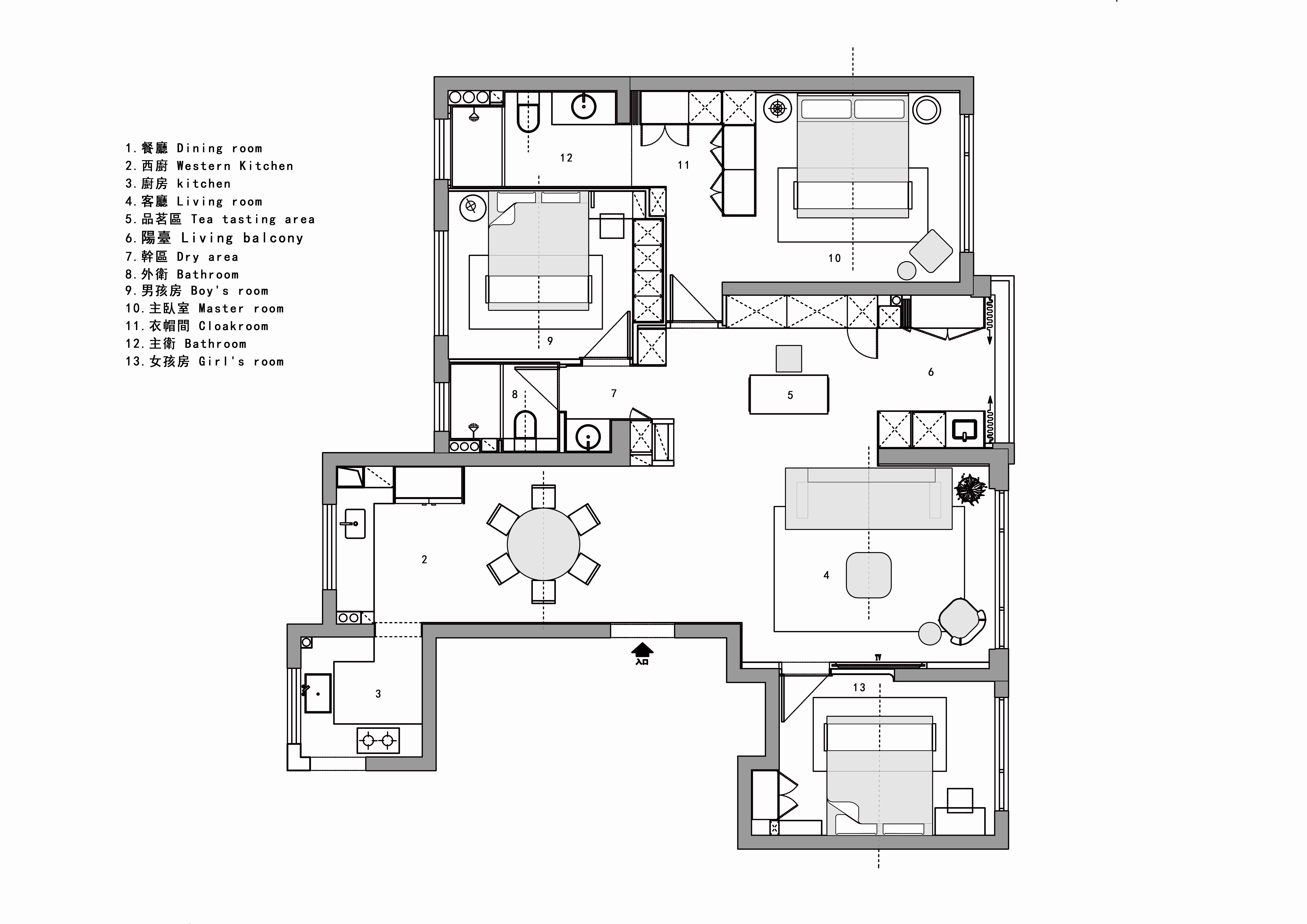简界交融,悦享生活丨中国浙江丨家和丽舍空间设计-42