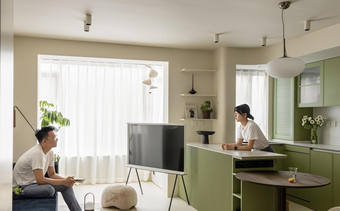 牛油果绿轻复古家居设计-9