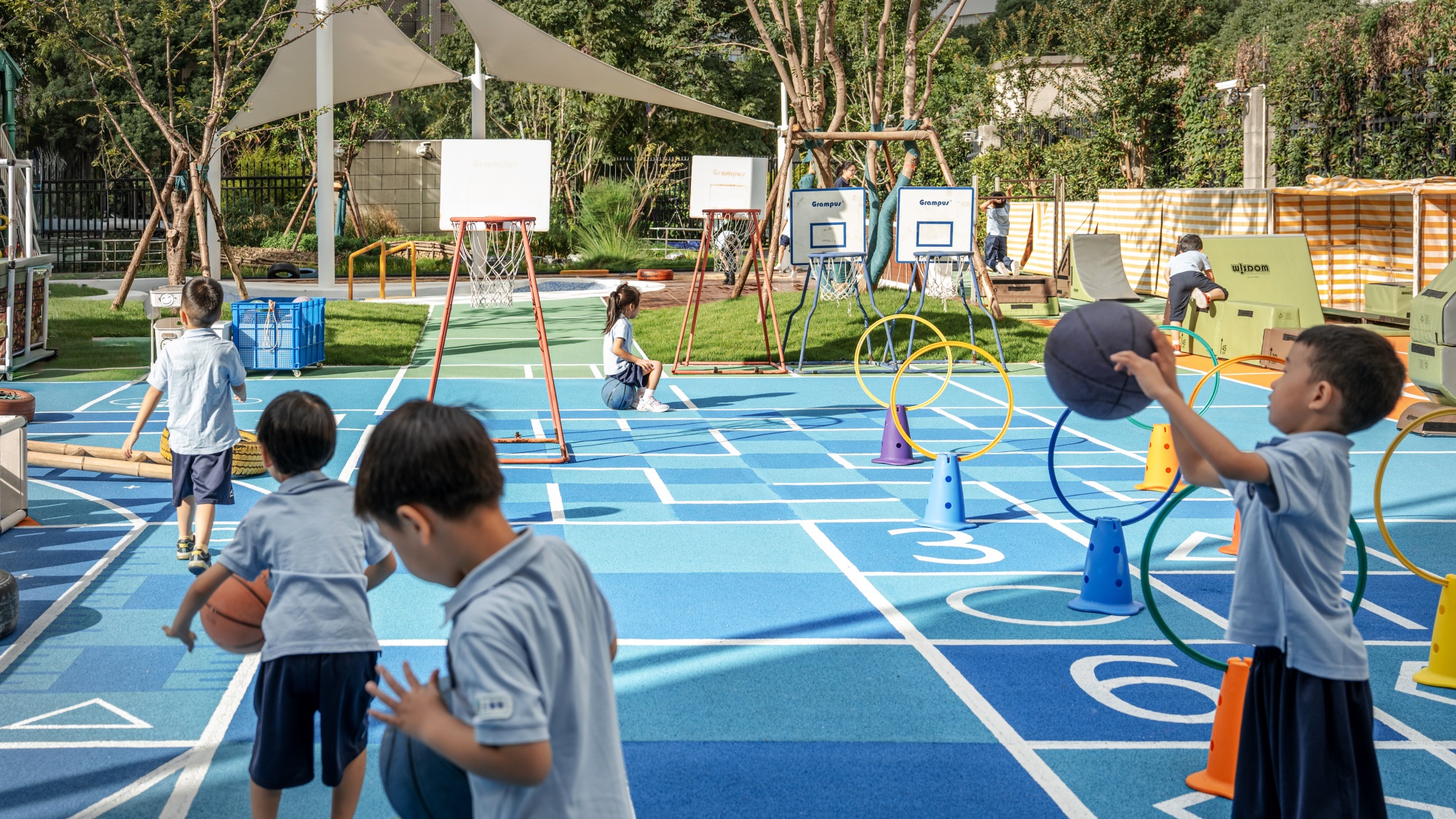 飞行棋幼儿园(上海市徐汇区科技幼儿园文定园景观提升)丨中国上海丨VIA维亚景观-34