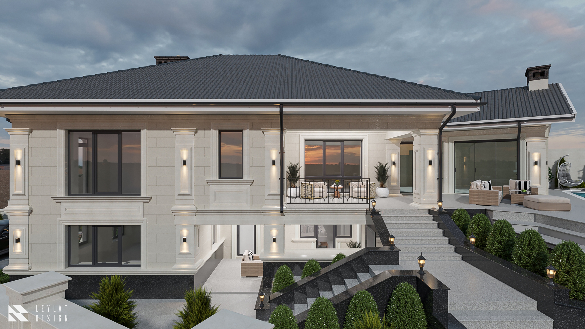 经典住宅外观设计丨罗马尼亚布加勒斯特丨leyladesign-6