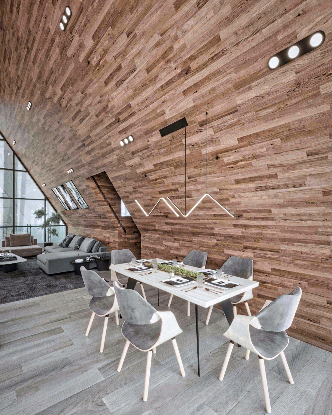 Lima AFrame Cabin 全包装修-18