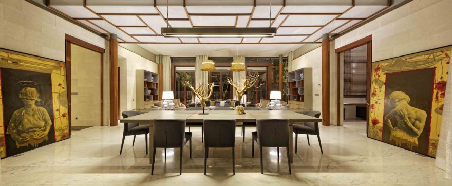 印尼传统与现代融合的绿洲住宅-57