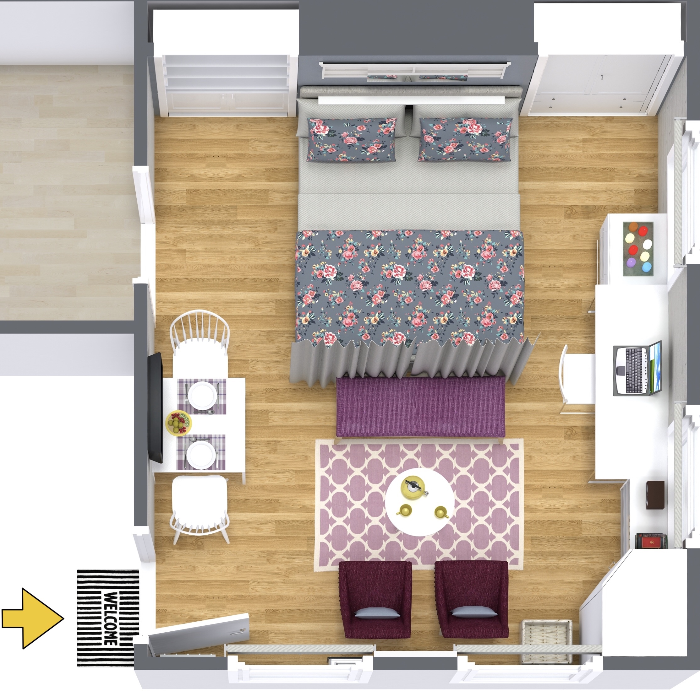 英国小型工作室改造项目丨Decor Interiors & more-6