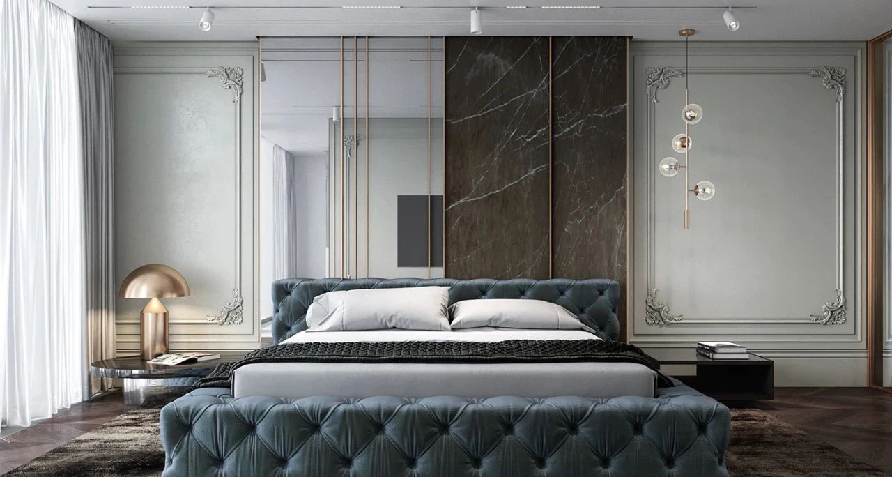 私人空间的艺术品——100 款卧室背景墙设计鉴赏-21