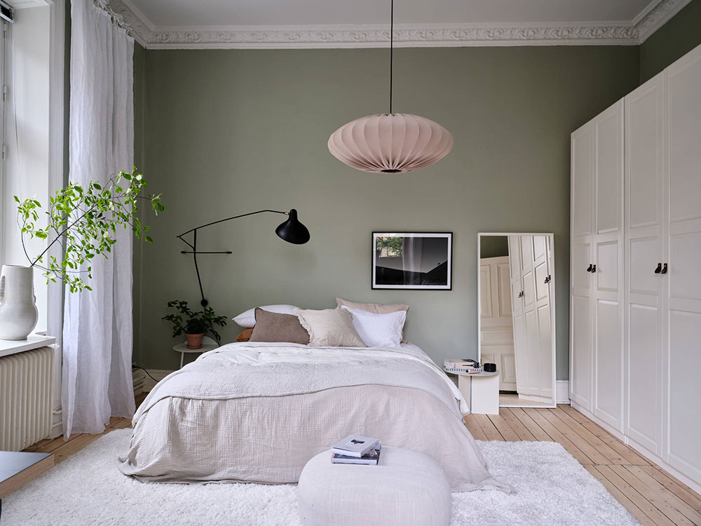 瑞典 52㎡清新自然角公寓设计-4