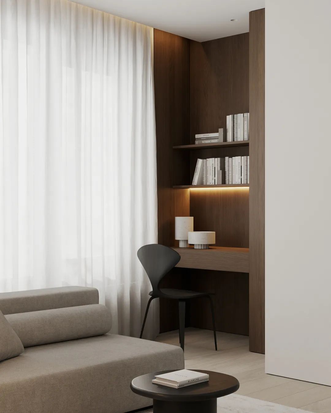 极简自然的 82㎡精致住宅丨Sofia Rubinskaya-22