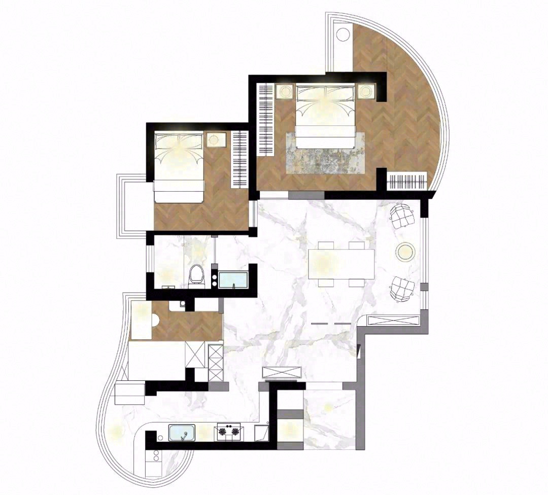 合肥120㎡老房翻新丨中国合肥丨飞墨设计组-4
