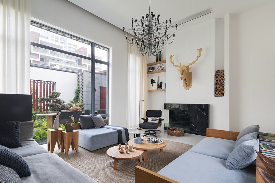 豪华别墅 现代风格和风雅颂  别墅样板-22