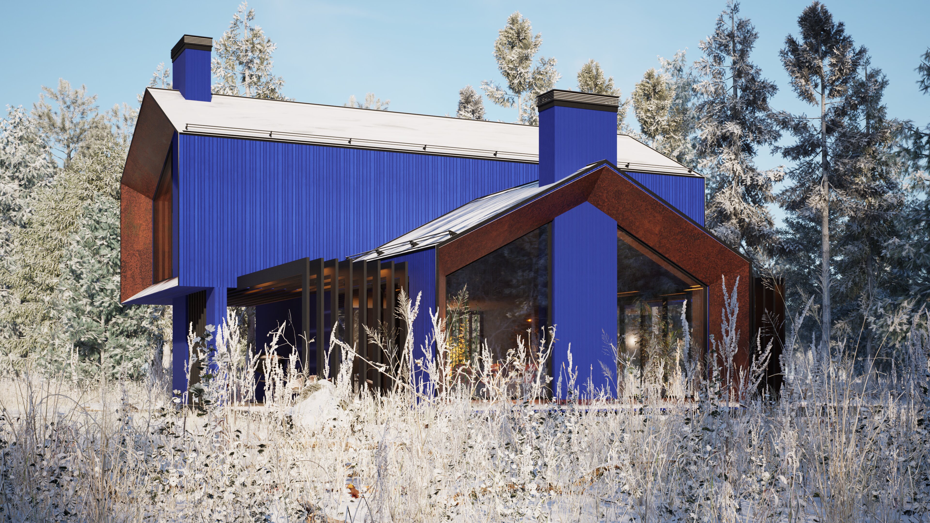 Barn house 私人住宅设计-2