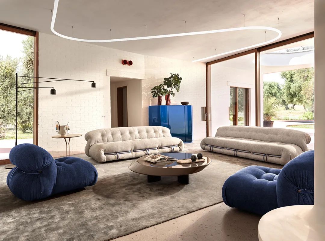 现代米色客厅设计 40 例，时尚元素打造惊艳空间-39