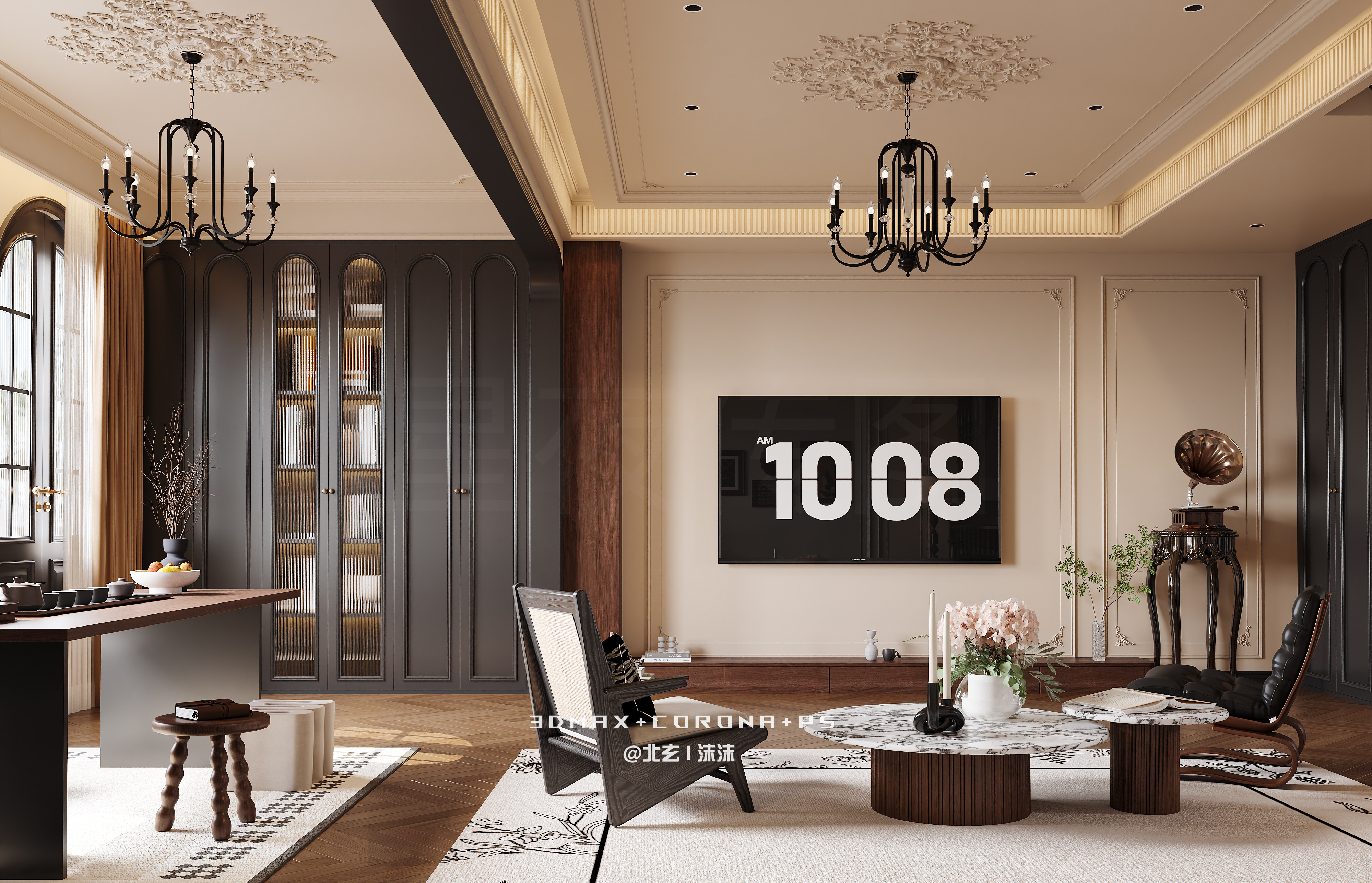 法式复古 · 镌刻在石膏线上的法兰西情书-12