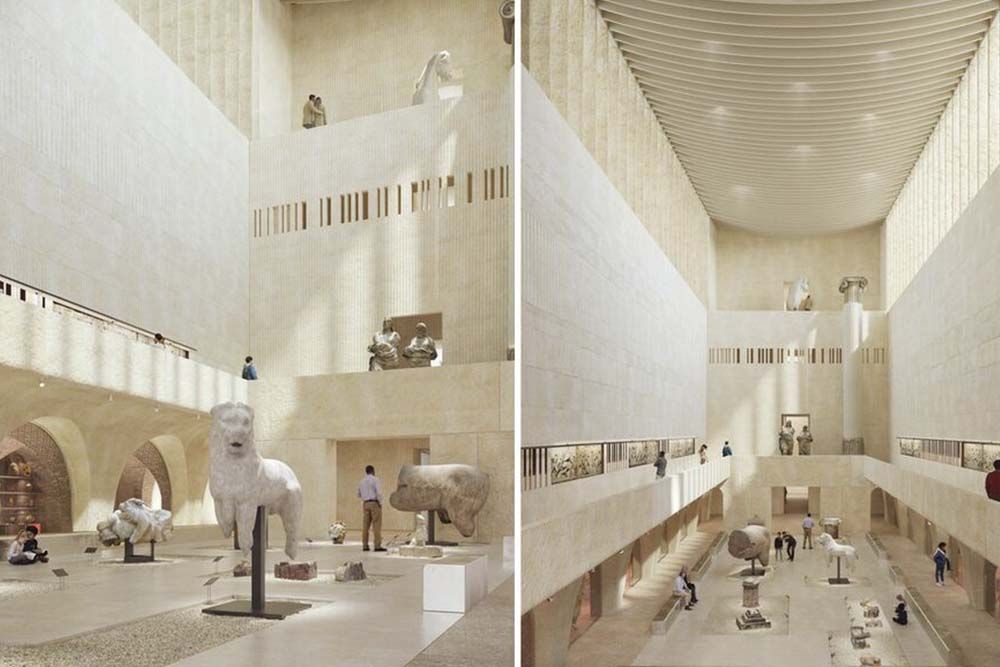 英国博物馆部分画廊重组项目丨Lina Ghotmeh及其团队-1