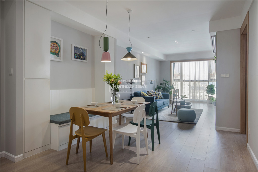 80 平北欧风润城家居,原木清新打造宽敞成长空间-26