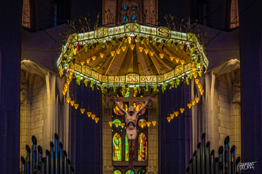 圣家堂(Sagrada Familia)天花板设计丨西班牙巴塞罗那丨安东尼·高迪(Antoni Gaudí)等-13