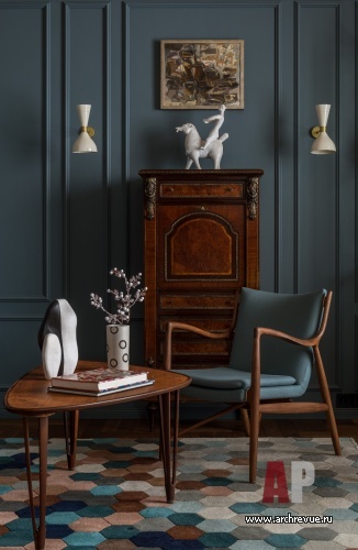 Barrin House小区3室公寓室内设计丨Анастасия Стенберг（斯滕贝格·阿纳斯塔西娅）-13