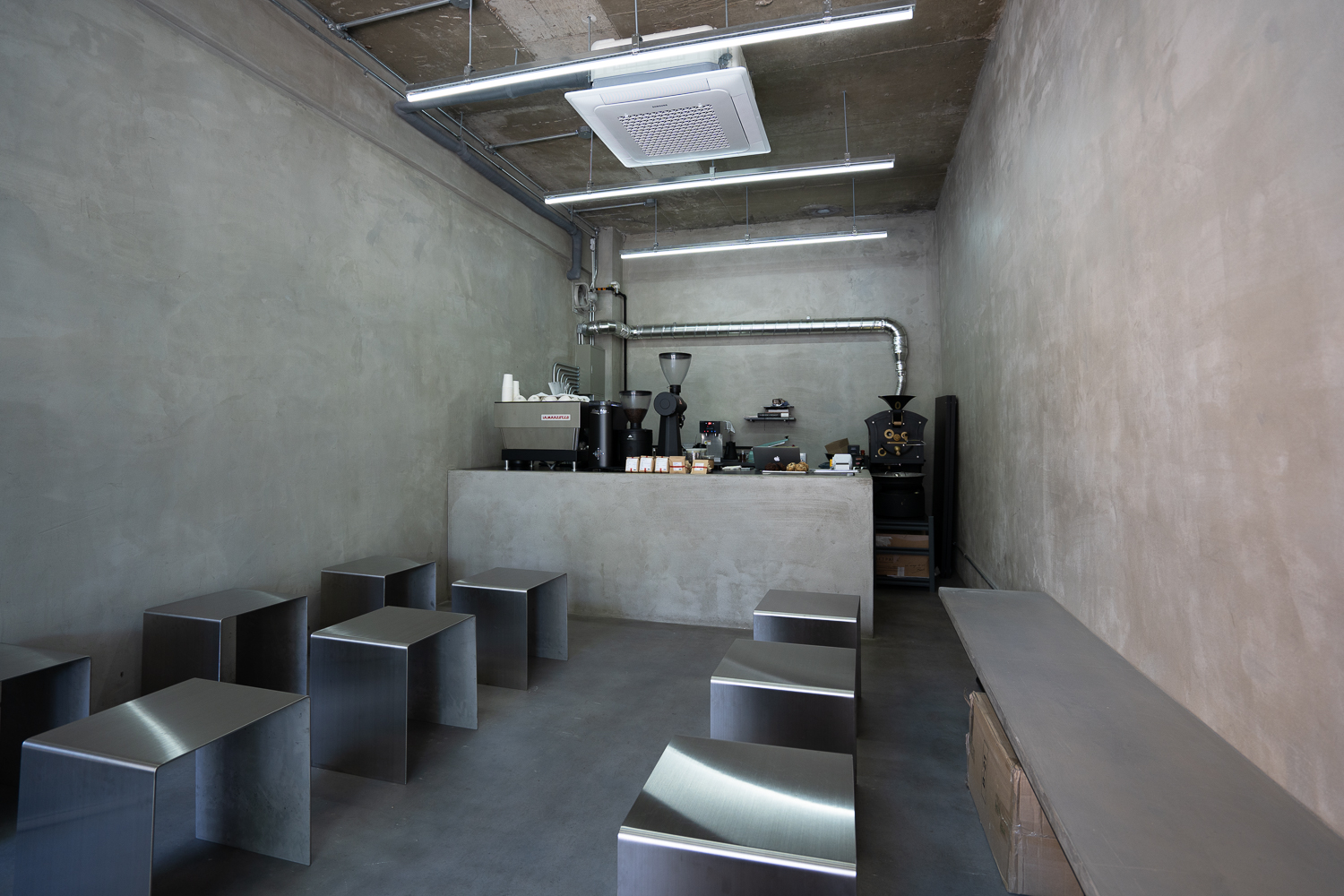 10 坪咖啡厅的现代简约设计-4