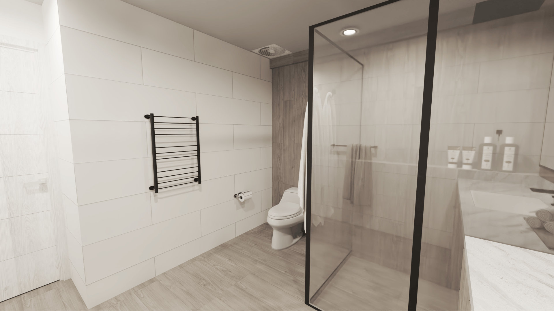 Baños | Madera, Blanco y Negro | Kontiki |-17