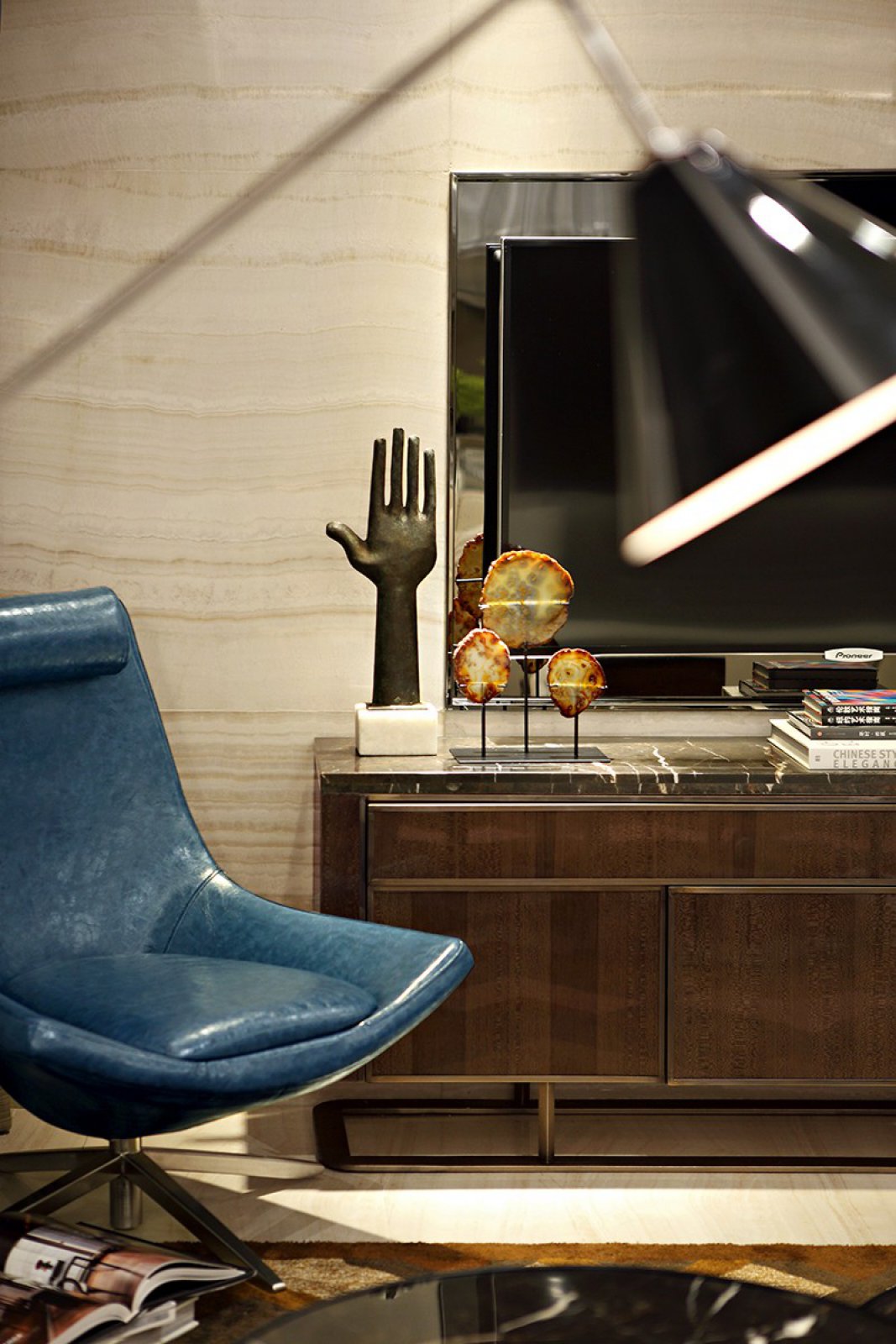 115m²珠江湾畔，大城美宅—宏鼎天御江畔样板房  戴勇室内设计师事务所-12