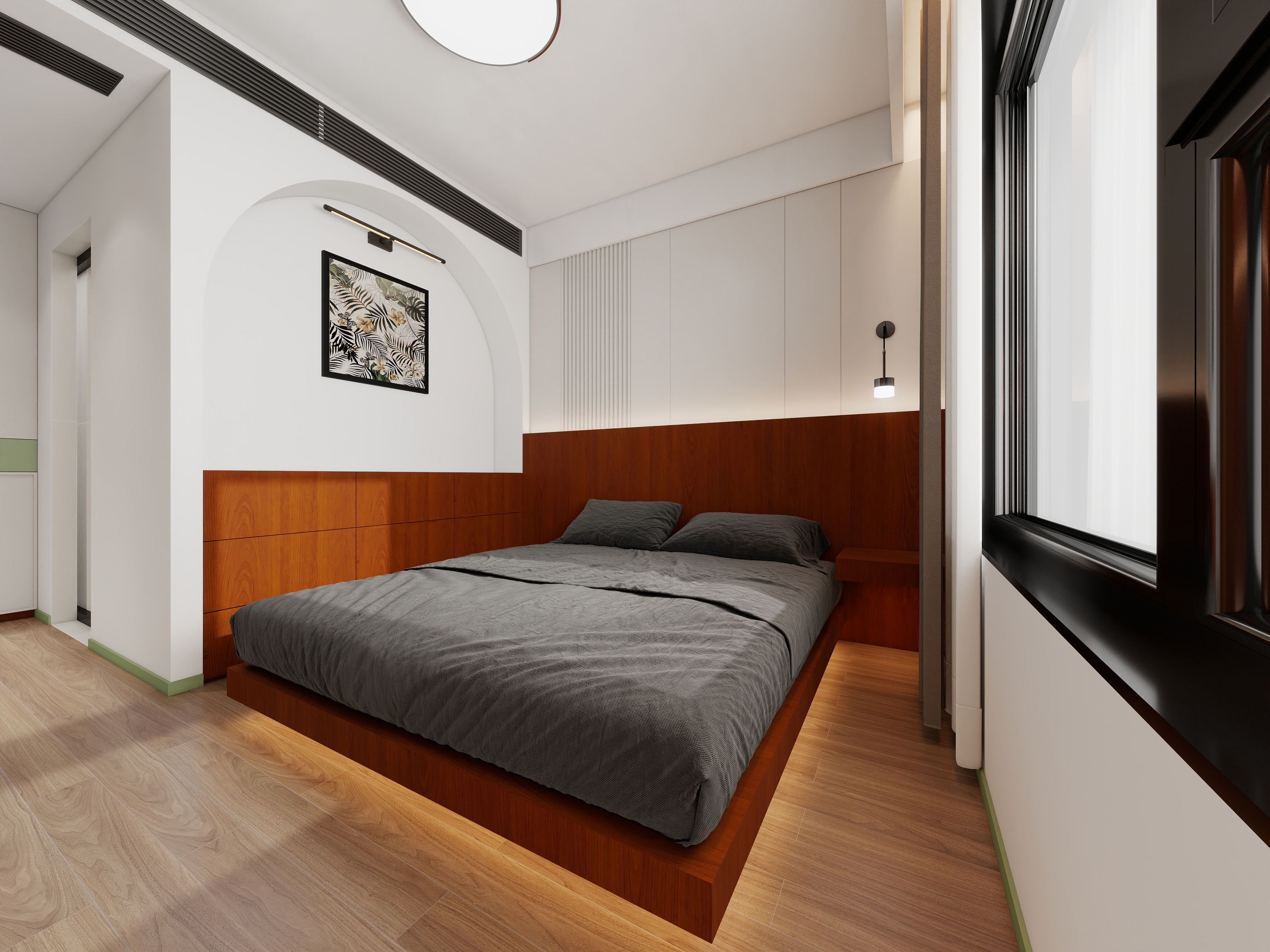 四川成都金域华府（100平方中古风三居室）-31