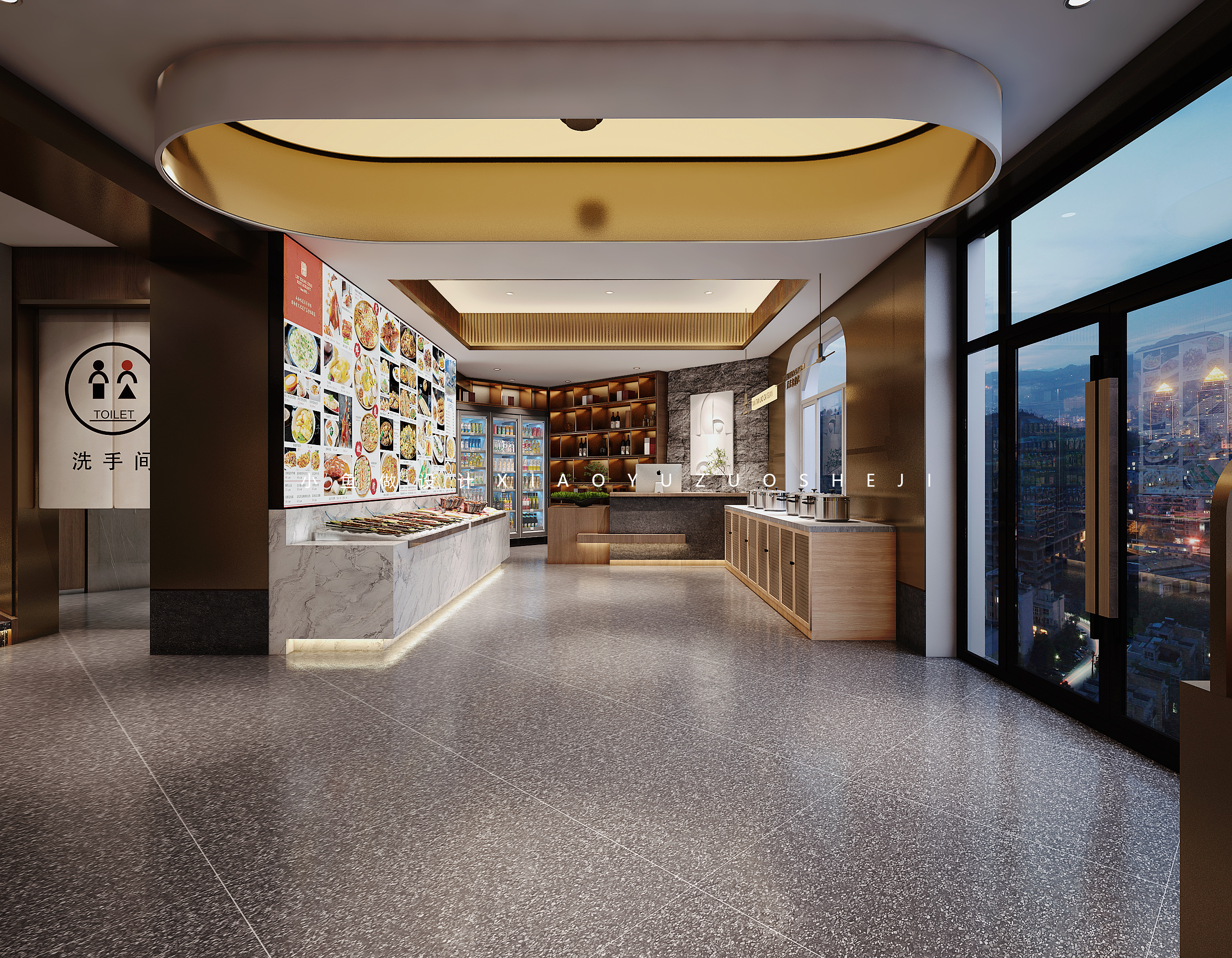 走进老菜馆，品味岁月味道中餐馆氛围感设计案例-1