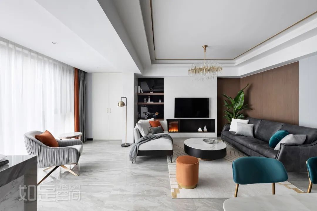 现代轻奢幸福家 | 大气时尚的跃层设计-24