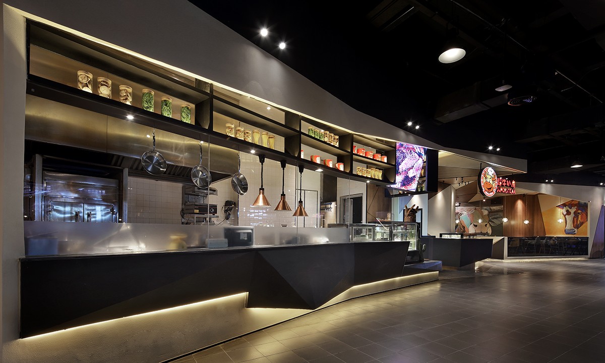 海口超牛扒房  艺鼎装饰设计-3