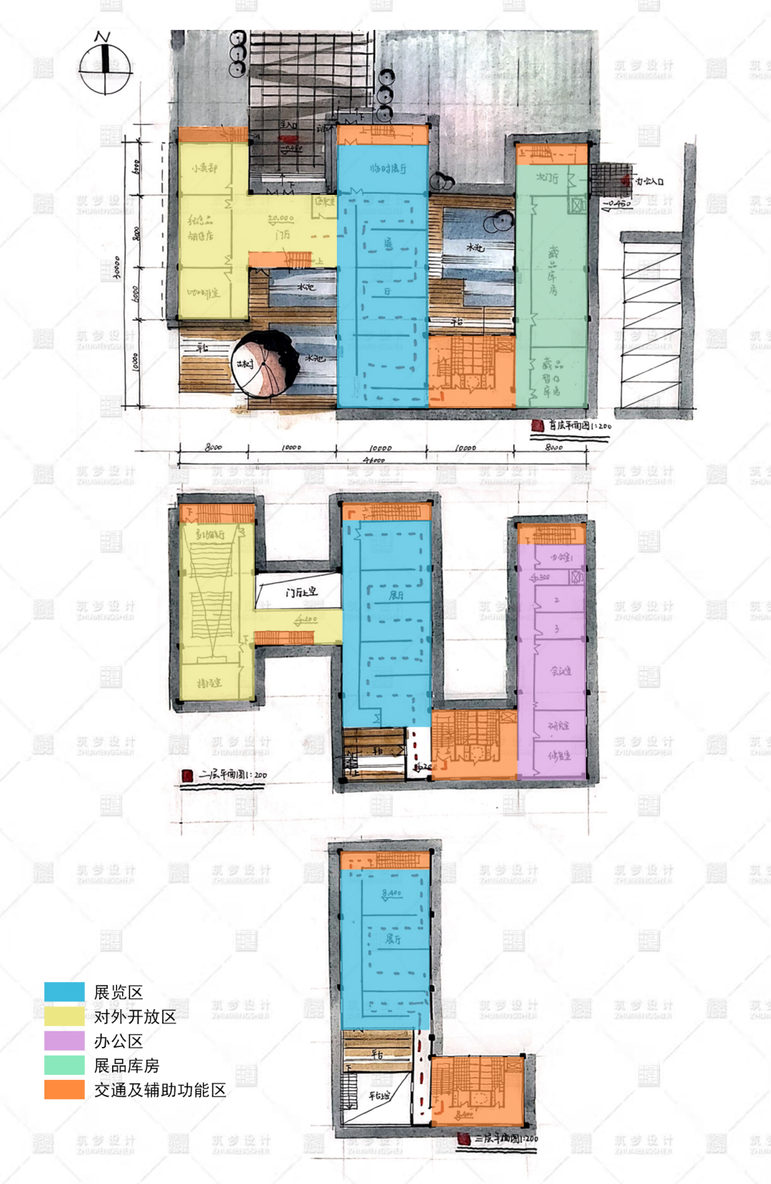 【快题复原】中国矿业大学2022年建筑学高分快题高清详解！-32
