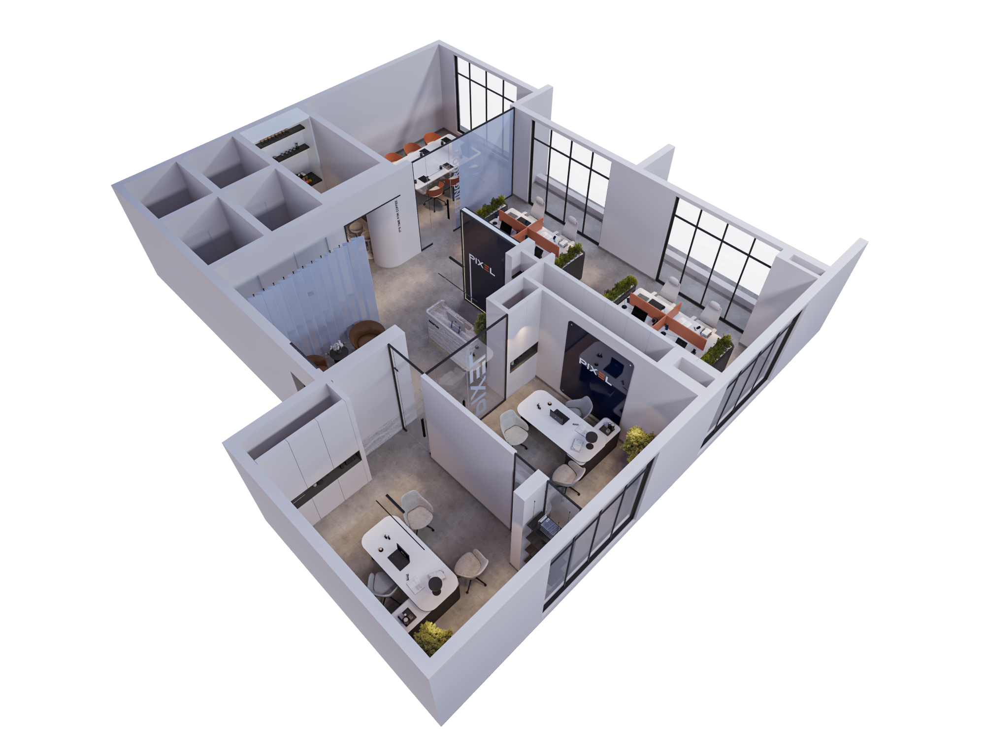 像素办公室丨沙特阿拉伯丨A10 Plus Design Studio-11