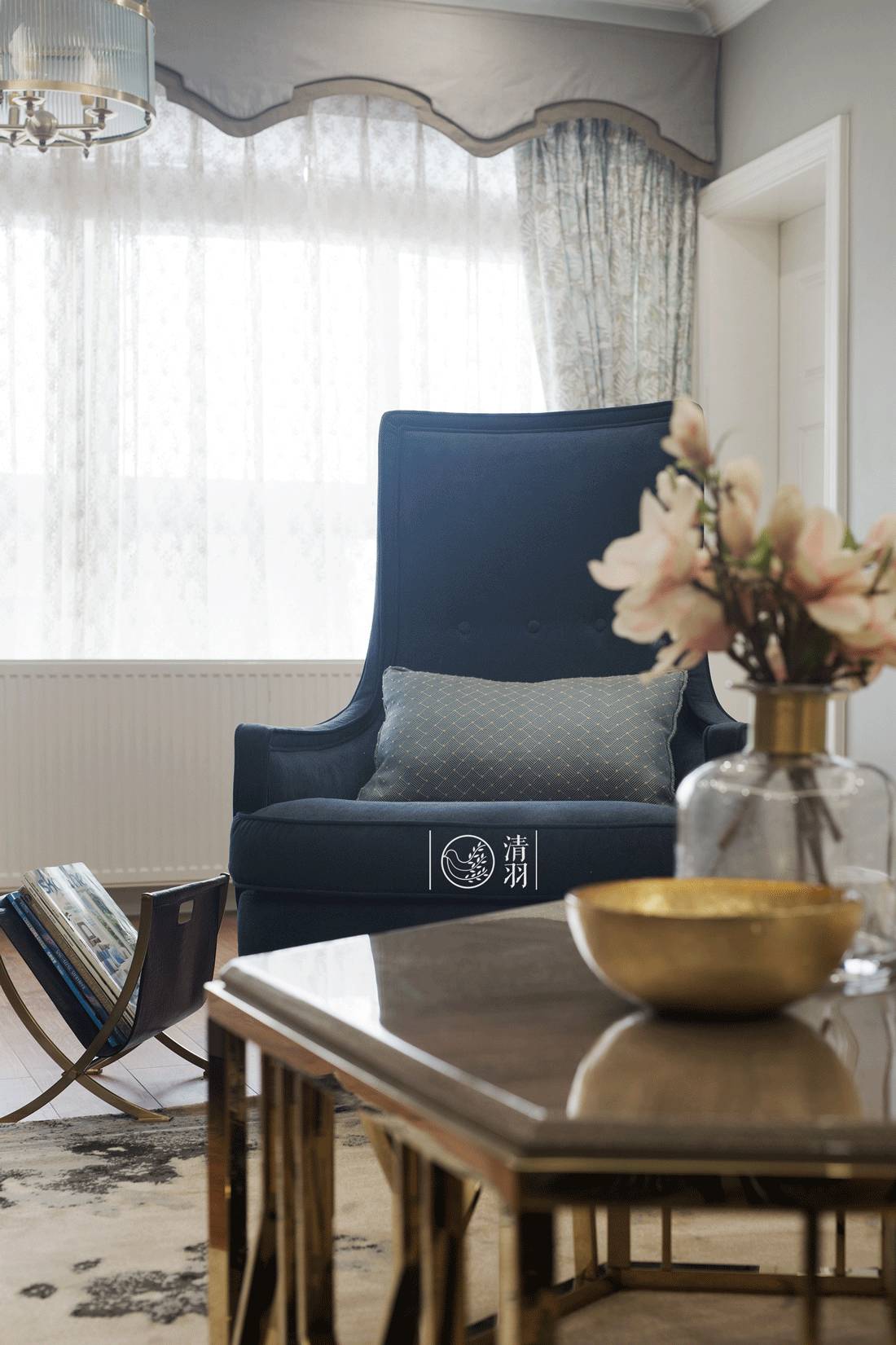 优雅知性，成都 180 平米美式四居室设计-31