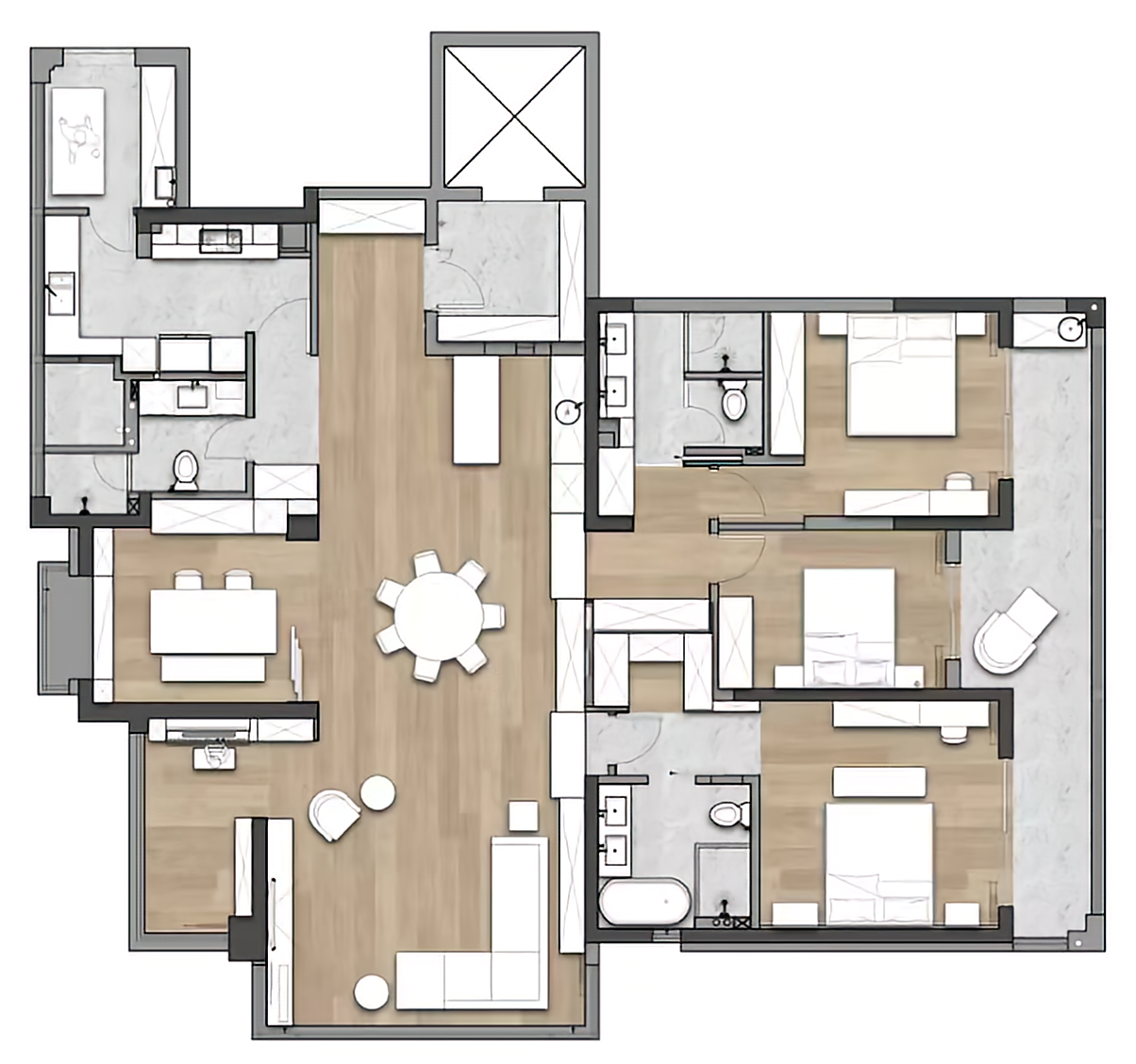南京·中航金城一号私宅设计丨中国南京丨北岩设计-10