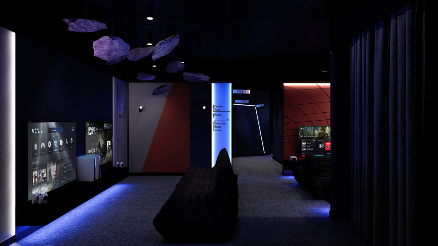 嘉拉伊太空休闲吧
注:Gala·y可能是个特定名称,嘉拉伊是根据读音音译,若有更合适的特定译法需根据具体上下文确定 丨俄罗斯彼尔姆丨Patriarch studio-15