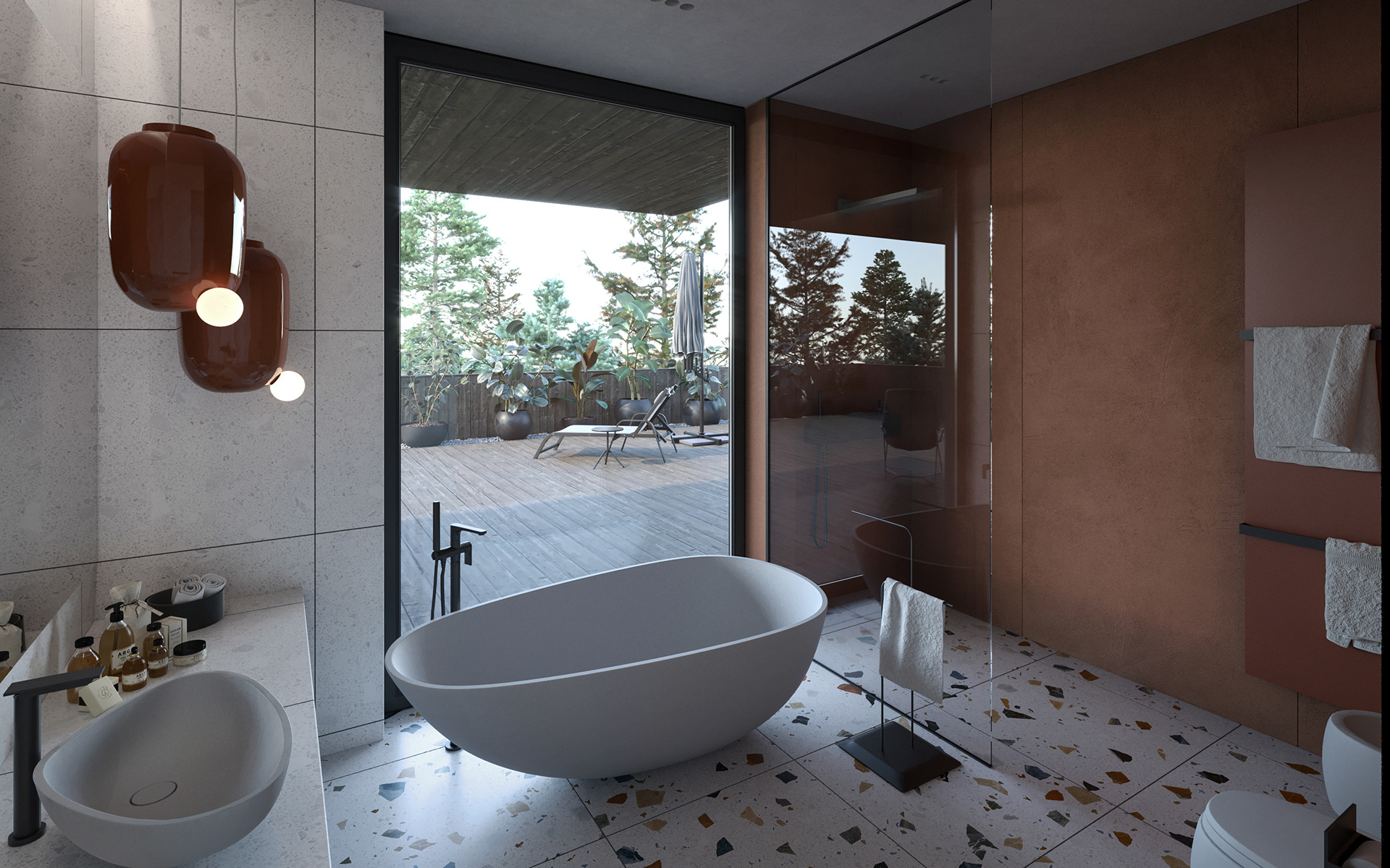 混凝土+木材 细腻且有质感的公寓-11