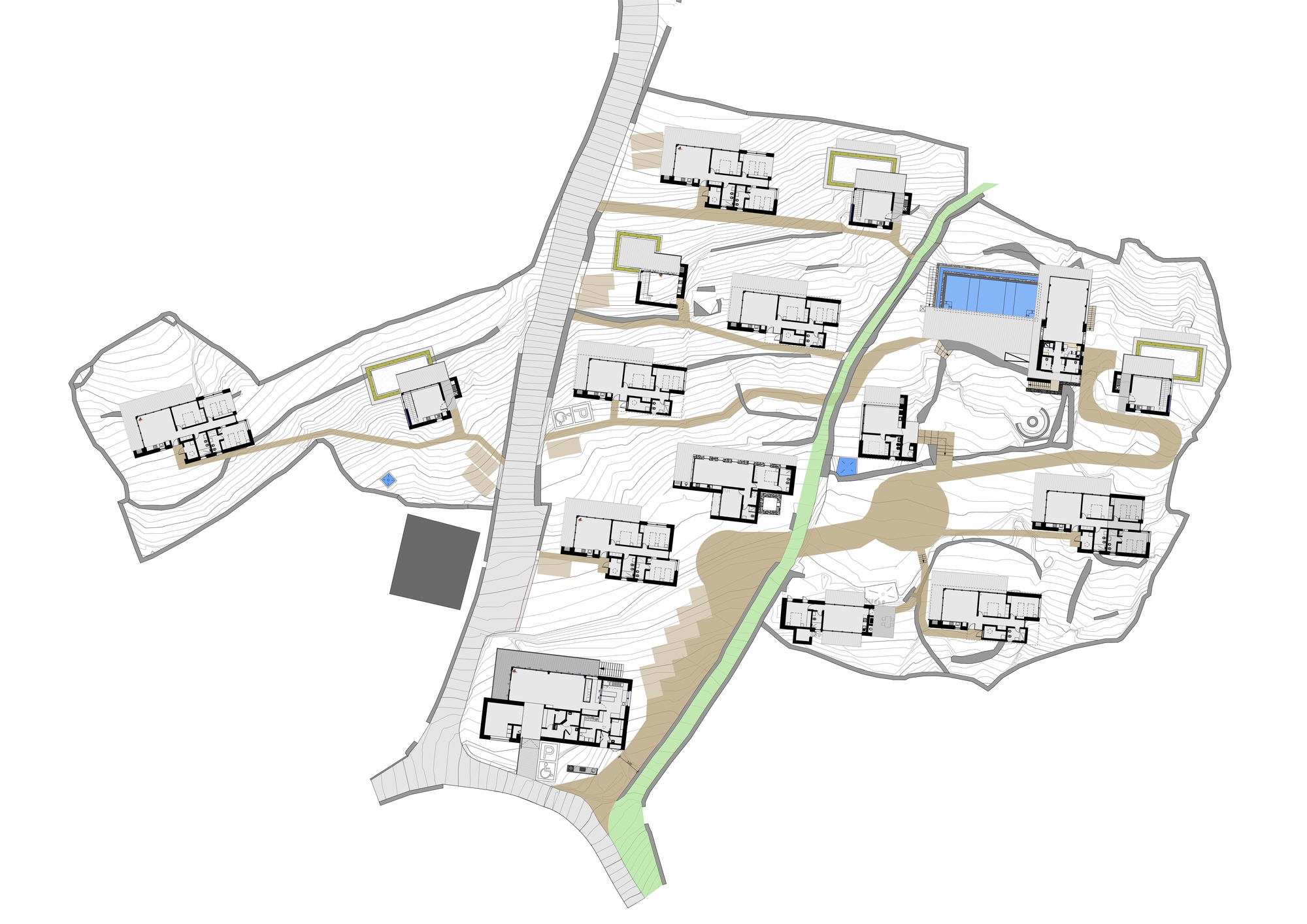 熔岩之家度假村(Resort Lava Homes)(2019)(Diogo Mega Architects)设计-78