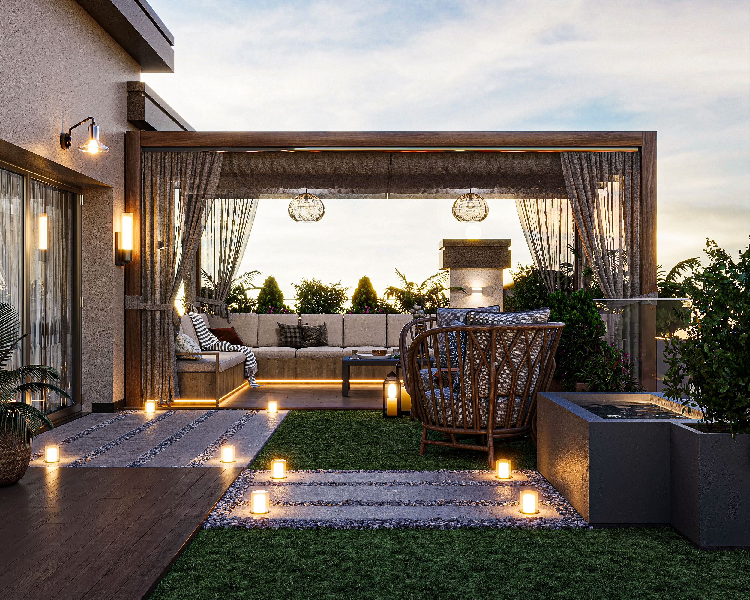 屋顶别墅丨SARA SAMIR-5